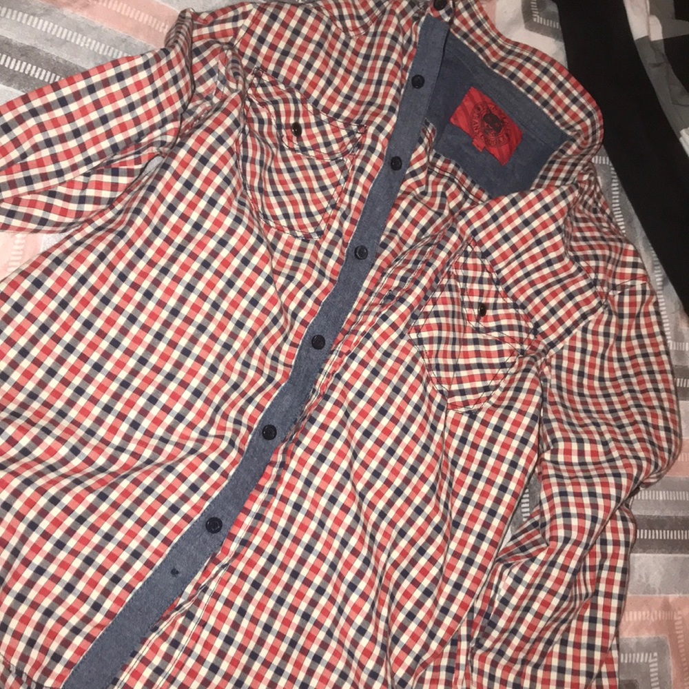 Camisa de hombre de cuadritos